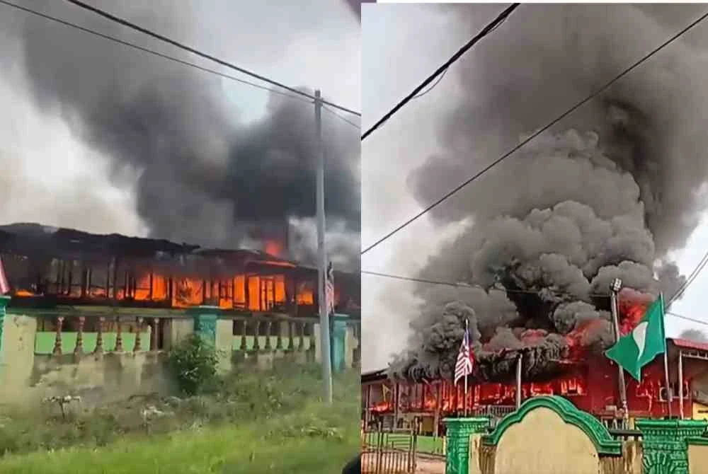 Bangunan Pasti terbakar