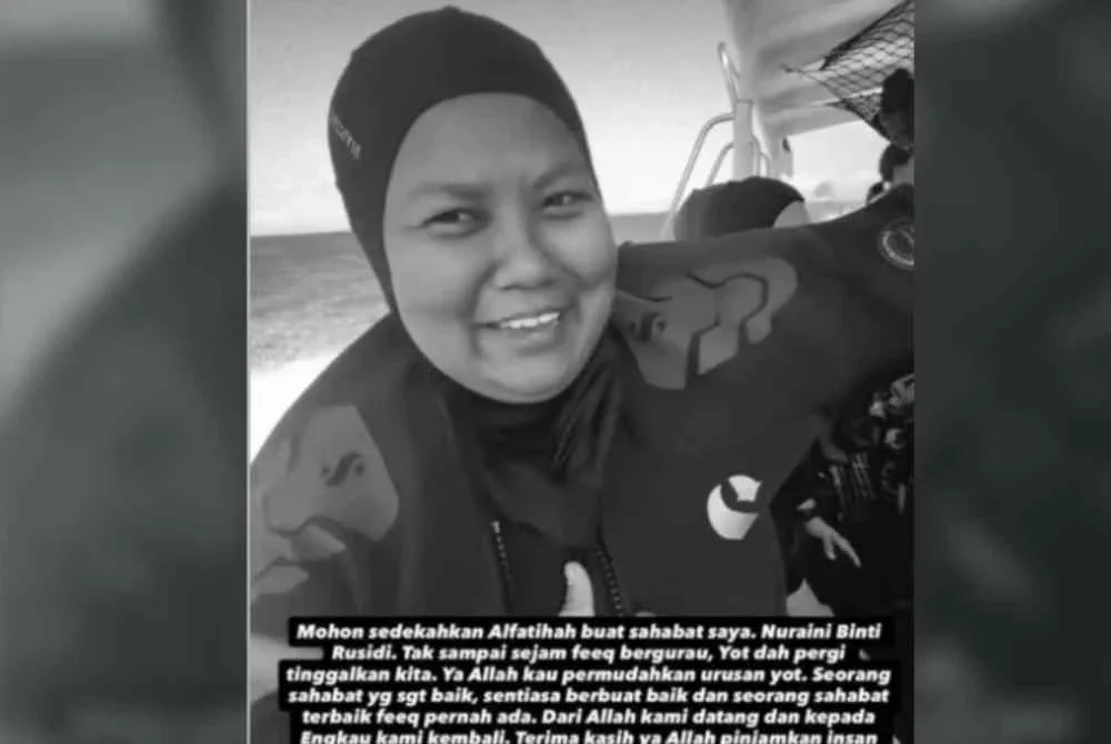 Siti Nuraini dilaporkan meninggal dunia dalam kejadian berkenaan.