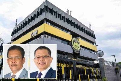 Presiden baharu berdepan empat cabaran untuk memulihkan kredibiliti FAM. Gambar kecil: Ab Ghani (kiri), Shahril 