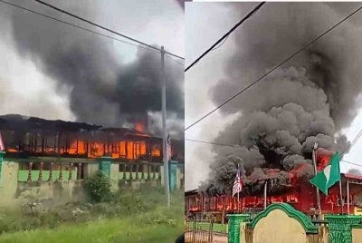 Bangunan Pusat Asuhan Tunas Islam (Pasti) Gajah Mati bersebelahan Pejabat Pas Kawasan Pendang, Kampung Charok Kudong di sini terbakar dalam kejadian pada Khamis.