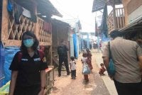 Keadaan di sekitar perkampungan berkenaan. - Agensi