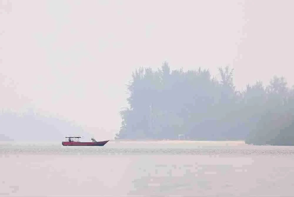 Sebanyak 17 kawasan di seluruh negara mencatatkan bacaan IPU pada tahap tidak sihat setakat jam 4 petang ini. Foto Bernama