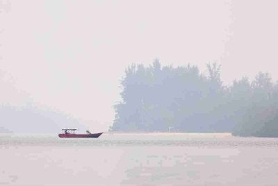 Sebanyak 17 kawasan di seluruh negara mencatatkan bacaan IPU pada tahap tidak sihat setakat jam 4 petang ini. Foto Bernama 