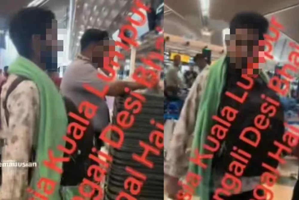Tular di media sosial memaparkan seorang lelaki warga asing berkelakuan agresif di kaunter syarikat penerbangan, Terminal 1 Lapangan Terbang Antarabangsa Kuala Lumpur (KLIA) baru-baru ini.