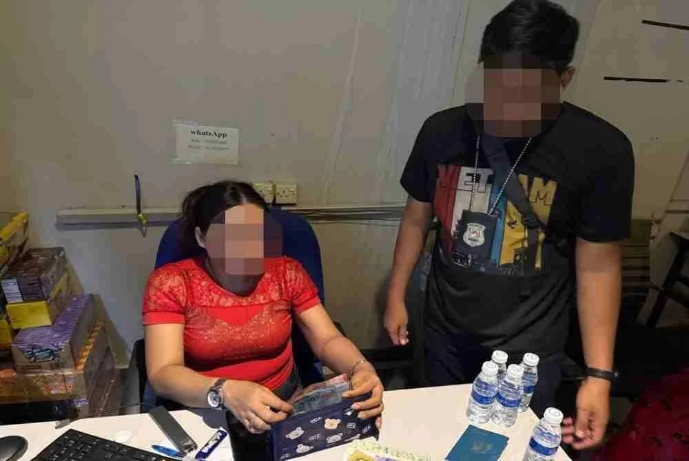 Antara individu warga asing yang ditahan dalam operasi dijalankan pada Sabtu.