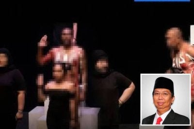 Tiada sesiapa berhak mempermainkan asas kenegaraan atau merendahkan penghormatan terhadap Rukun Negara atas nama seni. Gambar kecil: Ketua Lembaga Penasihat Yayasan Rukun Negara YRN), Datuk Dr. Budiman Mohd. Zohdi 