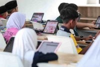 Di Malaysia, KPM memperkenalkan Panduan Literasi AI 2026, selain memperluas penggunaan teknologi berkenaan dalam ekosistem pendidikan. Foto: Bernama