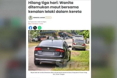 Laporan Sinar Harian pada 20 September 2026.