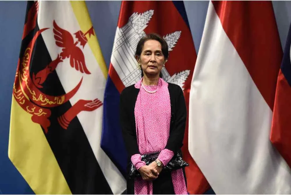 Aung San Suu Kyi.