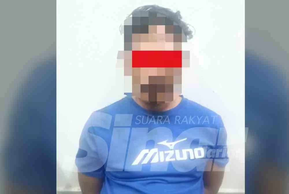 Suspek telah ditahan polis.