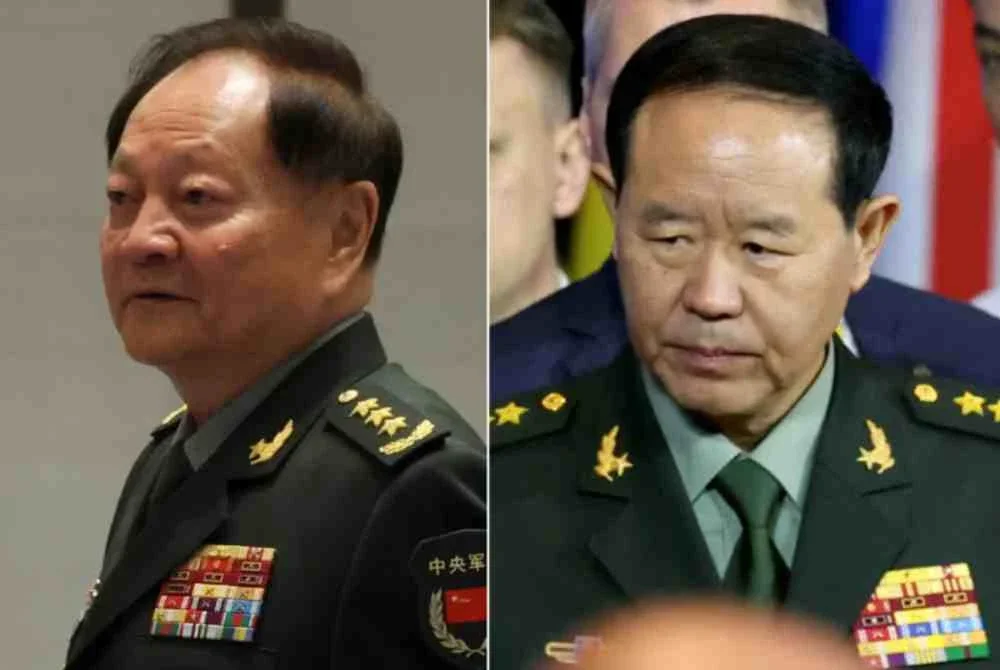 Youxia (kiri) dan Zhenli melakukan ketidaksetiaan serta rasuah. Foto Agensi