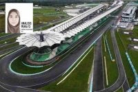 Perlumbaan Formula 1 (F1) Gulf Air Bahrain Grand Prix 2026 di Litar Antarabangsa Sepang (SIC) pada 2-4 Oktober ini. Gambar kecil: Farah Shazwani Ali