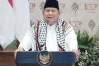 Prabowo ketika berucap pada Majlis Kesyukuran 100 Tahun Pondok Moden Darussalam Gontor, Jawa Timur pada Sabtu. - Foto: Agensi