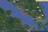 Gegaran akibat gempa bumi lemah bermagnitud 4.4 yang berlaku di perairan Batu Pahat, Johor pada jam 4.55 petang Selasa dirasai di empat negeri, Putrajaya dan Kuala Lumpur. Foto Facebook MetMalaysia 