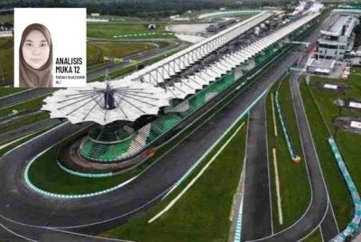 Perlumbaan Formula 1 (F1) Gulf Air Bahrain Grand Prix 2026 di Litar Antarabangsa Sepang (SIC) pada 2-4 Oktober ini. Gambar kecil: Farah Shazwani Ali