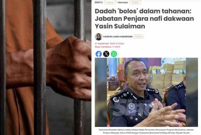 Pendedahan Yasin Sulaiman mengenai pengalaman dalam penjara mencetuskan perhatian ramai.