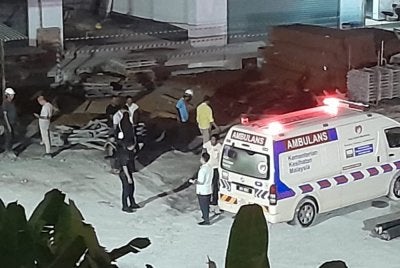  Seorang pekerja warga Myanmar ditemui maut di sebuah tapak pembinaan kondominium di Lorong Perak, Jelutong 