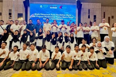 Majlis Perasmian Pusat Pendidikan Marin, Angsana Teluk Bahang pada Selasa.