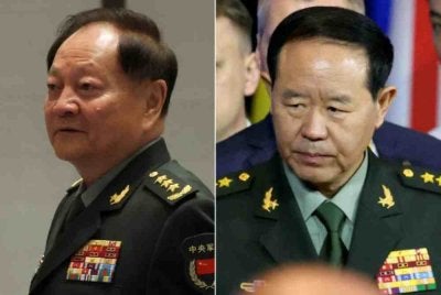 Youxia (kiri) dan Zhenli melakukan ketidaksetiaan serta rasuah. Foto Agensi