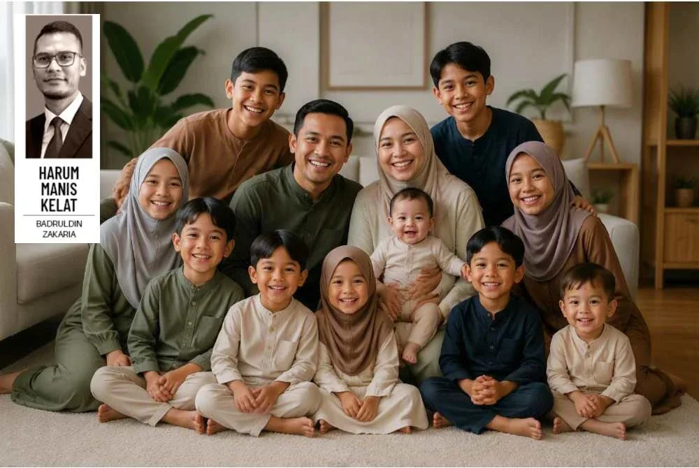Hari ini persoalannya semakin berubah kepada berapa ramai anak yang kita mampu besarkan. Foto hiasan dijana AI
