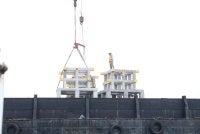 Sebanyak 18 tukun tiruan dilabuhkan di perairan Kuala Selangor pada Rabu. Foto DOF