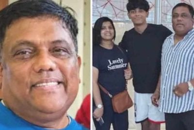 Alwin (kiri) dibunuh di Sharjah UAE dengan tubuhnya dikerat sembilan bahagian dan disumbat dalam beg di dalam sebuah kereta. FOTO/ NDTV
