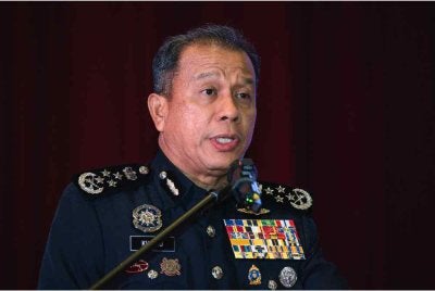 Ketua Polis Negara, Tan Sri Mohd Khalid Ismail
