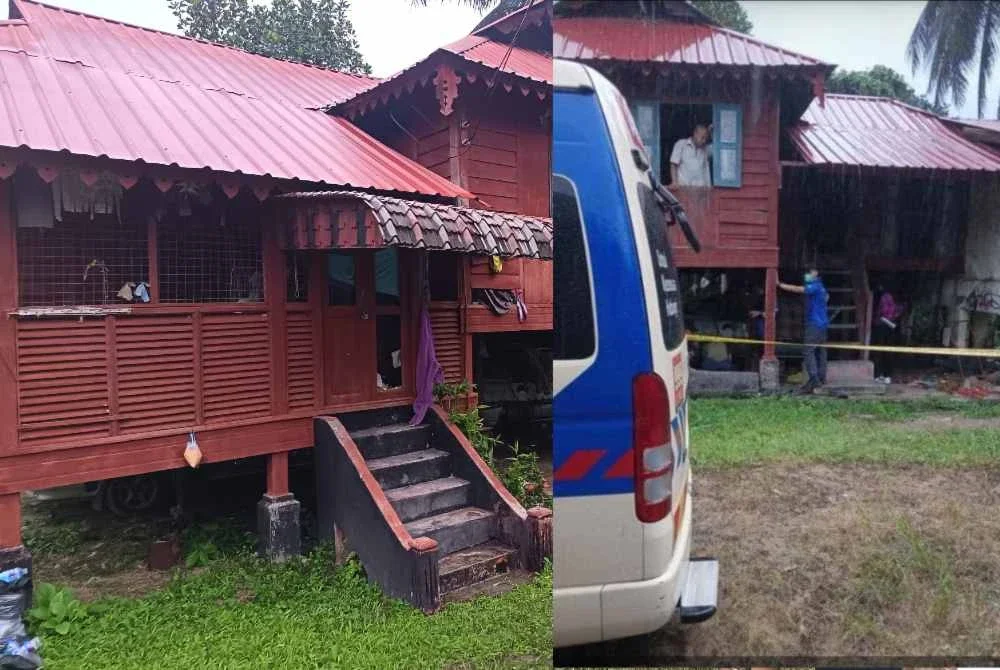 Nor Ainon ditemui berlumuran darah di kediamannya di Kampung Cheh Hilir, Kati pada Rabu.