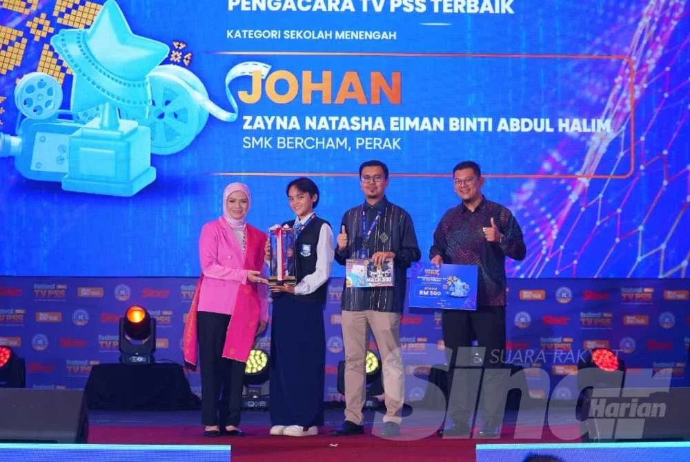 Festival TV PSS: Muhamad Faris, Zayna Natasha julang anugerah utama Festival TV PSS: Muhamad Faris, Zayna Natasha julang anugerah utama