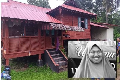 Suri rumah Orang Kurang Upaya (OKU), Nor Ainon Omar, 49, sebelum ditemui berlumuran darah di kediamannya di Kampung Cheh Hilir, Kati pada Rabu.