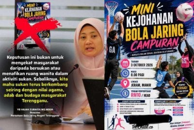 Hantar di laman sosial Zuraida berhubung isu penganjur Mini Kejohanan Bola Jaring Campuran yang tular di media sosial baru-baru ini.