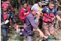 Operasi mencari dan menyelamat (SAR) kemudian dijalankan bersama agensi penyelamat lain dengan pencarian di sepanjang tebing sungai dan permukaan air.