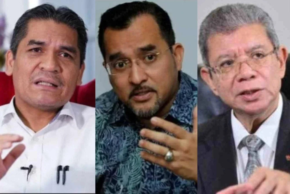 Dari kiri; Mohd Radzi, Asyraf Wajdi dan Saifuddin.