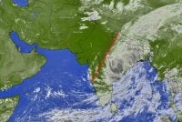 Imej ini dirakam ketika musim monsun barat daya hampir berakhir. Foto Windy