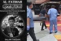 Muhammad Idlan Fareeq ditemukan tidak sedarkan diri di kawasan asrama sebelum disahkan meninggal dunia di HTAN pada Jumaat malam.