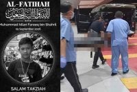 Muhammad Idlan Fareeq ditemukan tidak sedarkan diri di kawasan asrama sebelum disahkan meninggal dunia di HTAN pada Jumaat malam.