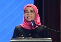 PUTRAJAYA, 8 Sept -- menyampaikan ucapan pada Majlis Perhimpunan Bulanan Kementerian Perladangan dan Komoditi hari ini.
--fotoBERNAMA (2026) HAK CIPTA TERPELIHARA