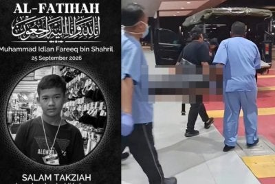 Muhammad Idlan Fareeq ditemukan tidak sedarkan diri di kawasan asrama sebelum disahkan meninggal dunia di HTAN pada Jumaat malam.
