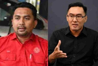 Mohd Za'idy (kiri), Daniel Khoo (kanan).