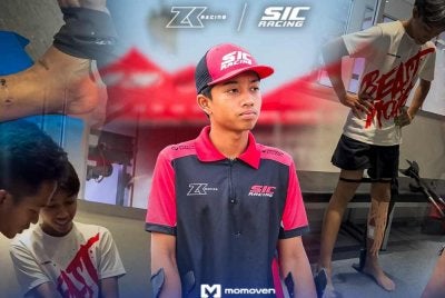 Qabil Irfan kini menjalani fisioterapi di Sepang setiap hari menerusi program pemulihan diselia ZK Racing.