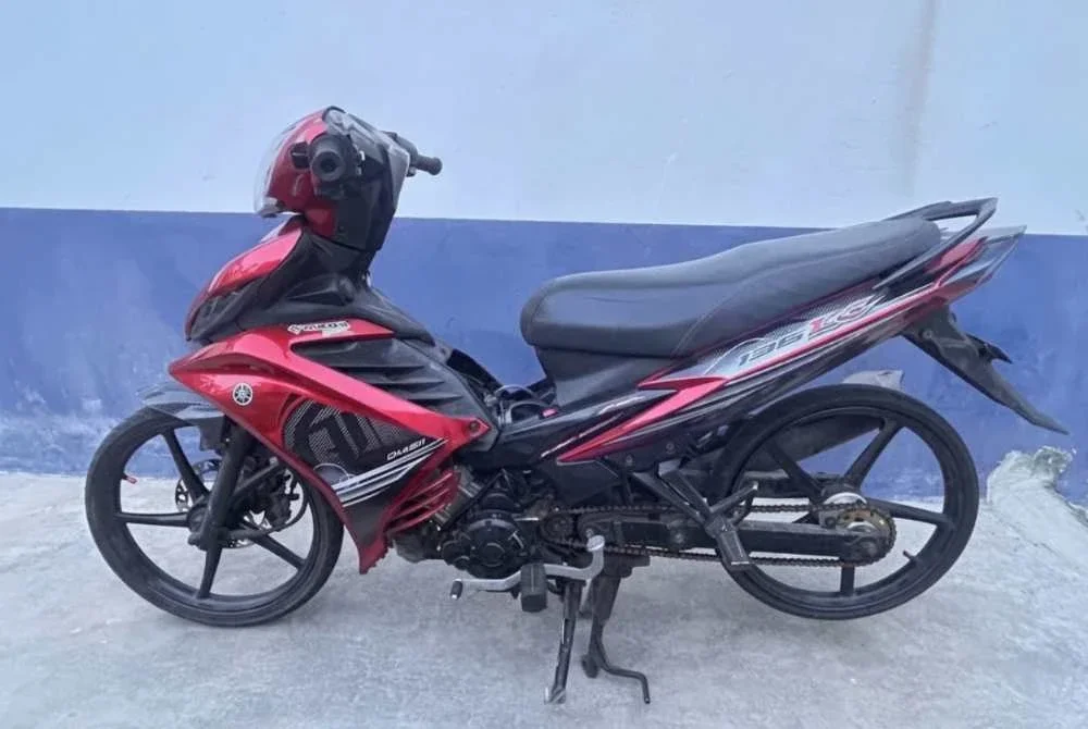 Antara motosikal yang dicuri oleh kumpulan terbabit di Bachok. Foto PDRM