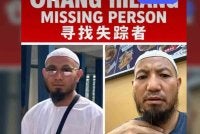 Tangkap layar rakaman video seorang lelaki warga China dikenali sebagai Ishaq dilaporkan hilang di ibu negara.