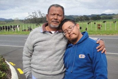 Kenangan Faez bersama bapanya.