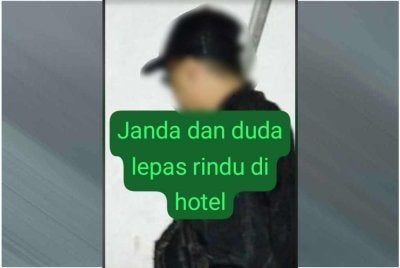 Kedua-dua suspek ditahan JAINJ menerusi operasi di hotel berkenaan kira-kira jam 12.30 tengah malam pada Ahad. 
