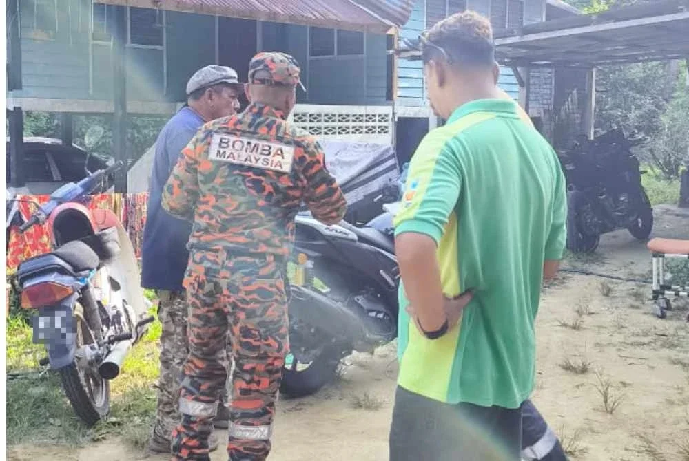 Operasi pencarian terpaksa ditangguhkan pada jam 6 petang atas faktor keselamatan. Foto JBPM Perak