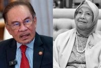 Anwar Ibrahim dan Allahyarham Tun Dr Siti Hasmah