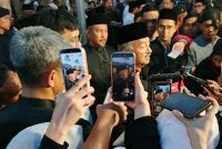 Mokhzani ketika ditemui pemberita selepas istiadat pengebumian Allahyarham Tun Dr Hasmah di Pusara Negara, Presint 20, Putrajaya pada Isnin.