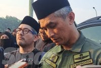 Mohd Shuhaily ketika ditemui pemberita di Pusara Negara, Presint 20 Putrajaya pada Isnin.