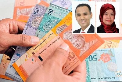 Jurang antara RM1,000 dengan RM650,000 ini memberi gambaran penting tentang kedudukan kewangan isi rumah di Malaysia. Gambar kecil dari kiri: Mohamad Fazli dan Amirah Shazana