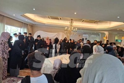 Jenazah Allahyarham Tun Dr Hasmah Mohd Ali akan dikebumikan di Pusara Negara, Tanah Perkuburan Presint 20, Putrajaya.